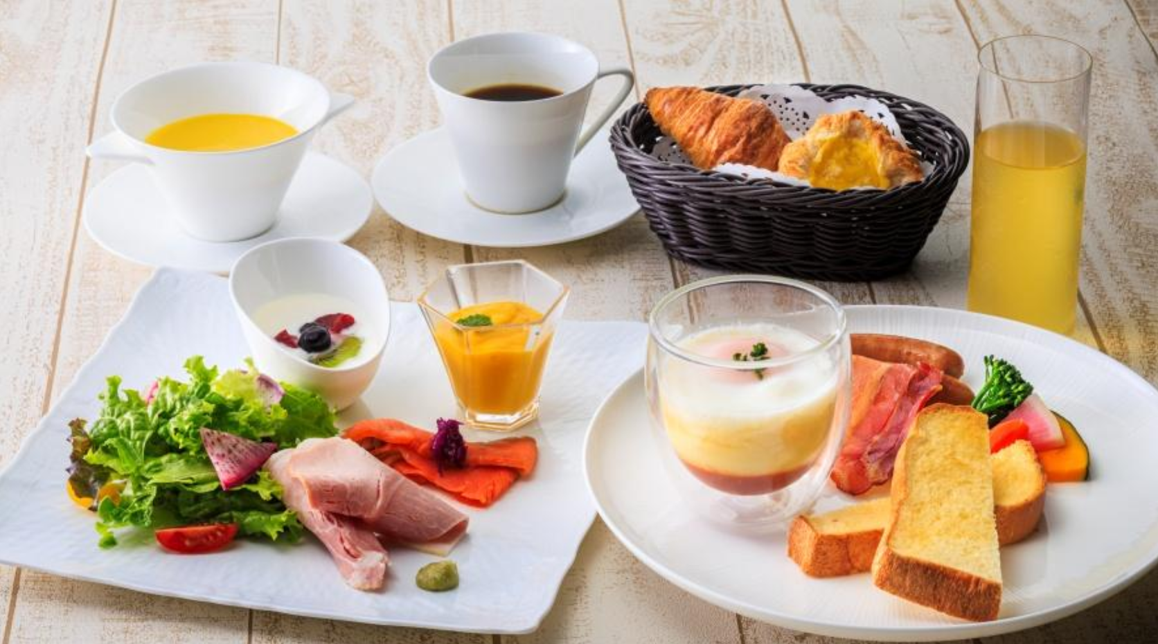 大磯プリンスホテル 朝食ビュッフェのオムレツ