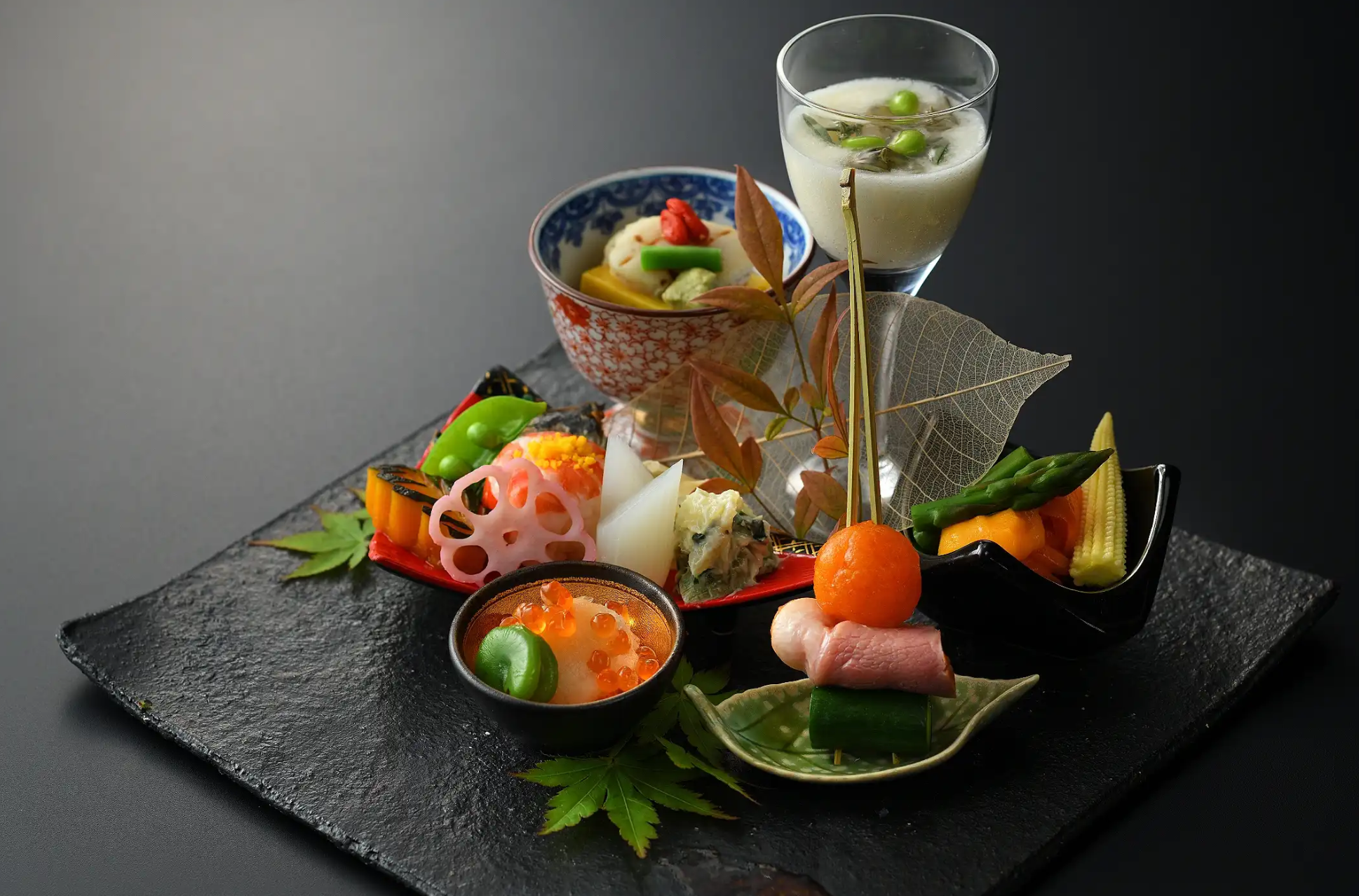 旬菜ダイニング白樺の懐石料理
